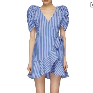 C/MEO Blue striped dress